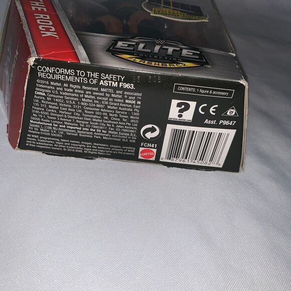 WWE Elite Collection Flashback The Rock Figure,WWE Superstars collectibles. - Picture 10 of 10